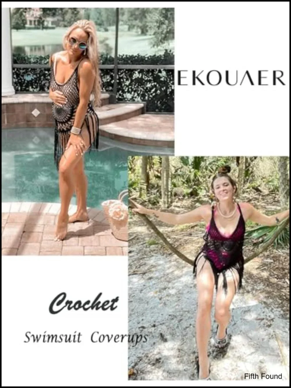 Crochet Tassel Beach Cover Up Swimsuit Dress